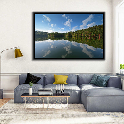 Autumn Reflection at Lake Santeetlah Wall Art