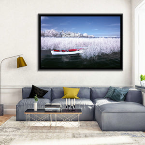 Lake Golyazi in Winter Wall Art