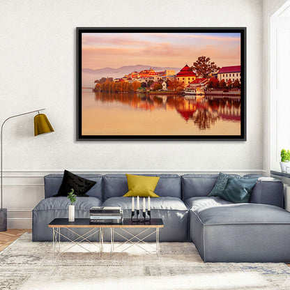 Svět Pond, Trebon Sunrise Wall Art