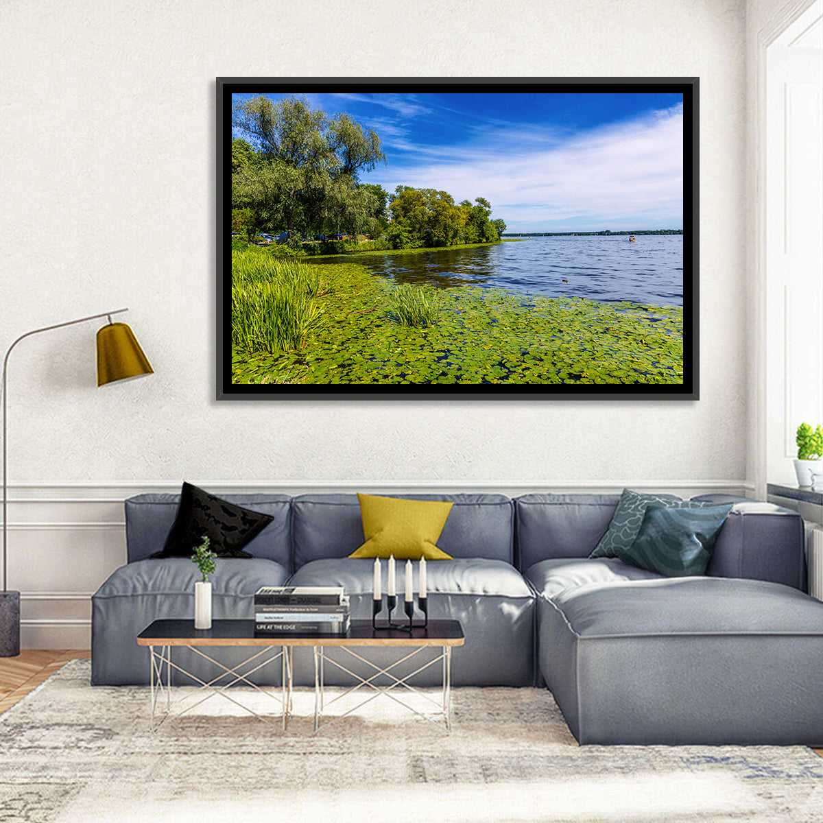 Zegrzynskie Reservoir Landscape Wall Art