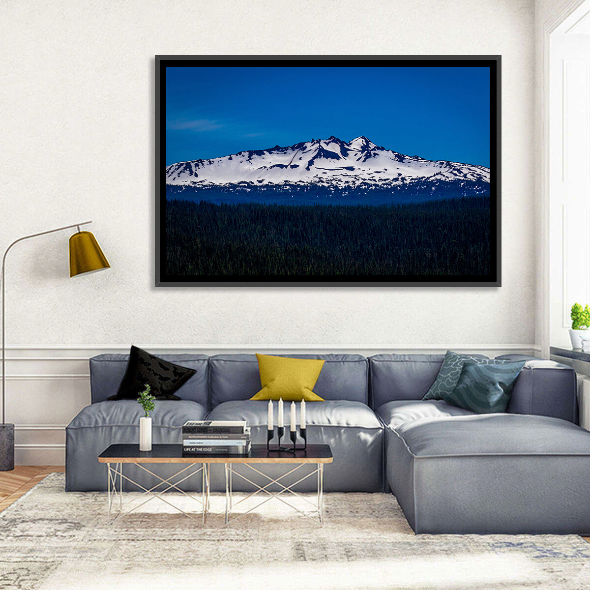 Diamond Peak, Oregon Wall Art in a room, landscape