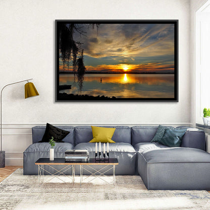 Lake Seminole Sunset Reflection Wall Art