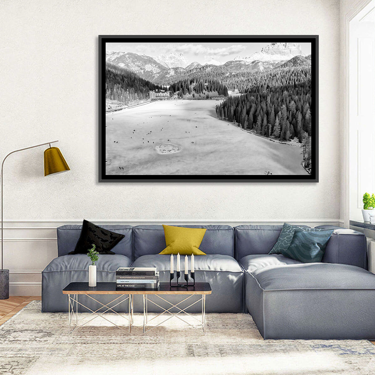 Dolomites at Lago Di Misurina Wall Art