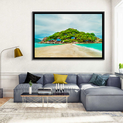 Koh Nang Yuan Sandbar Island Beach Wall Art