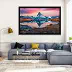 Matterhorn Reflection at Stellisee Wall Art