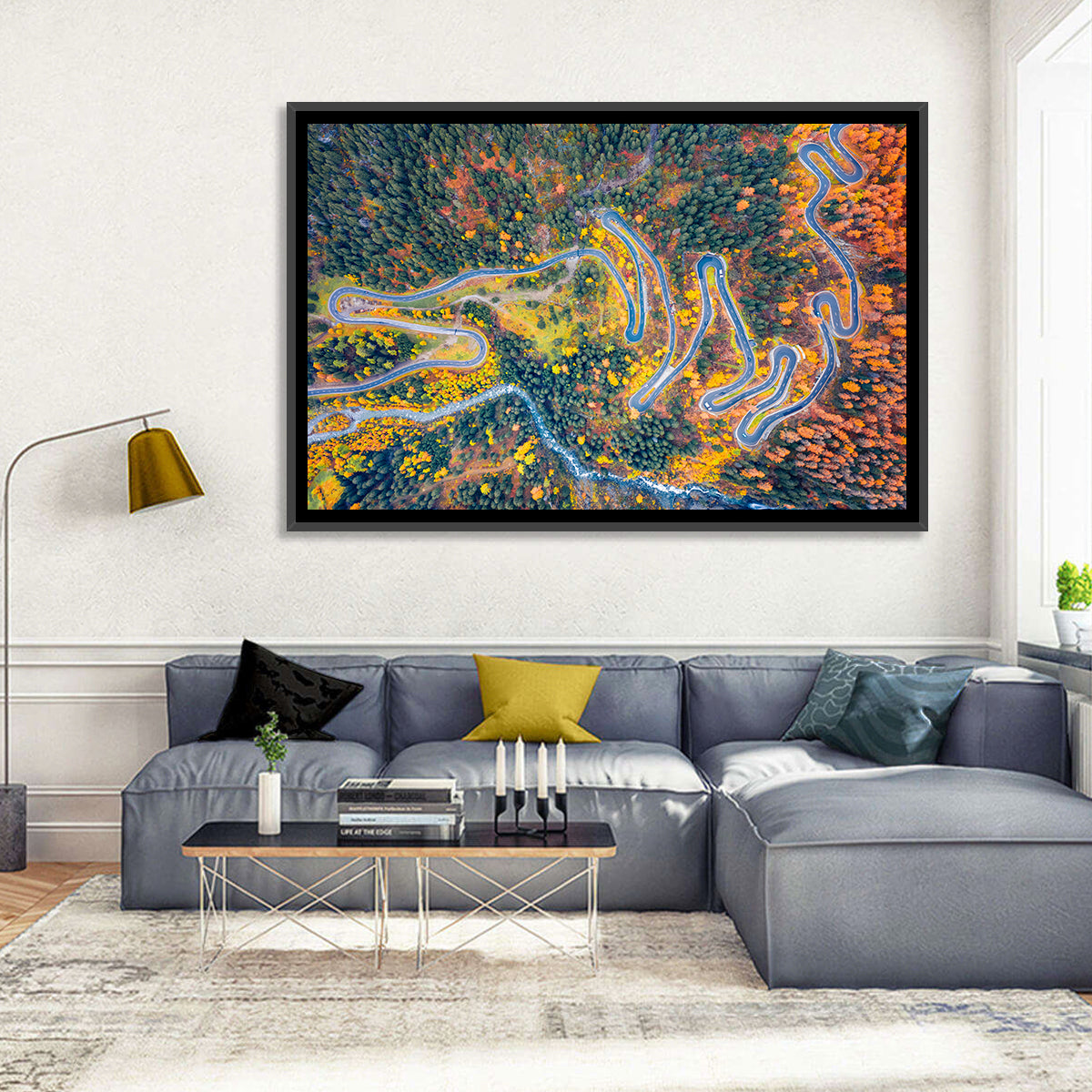 Maloya Pass Aerial View Wall Art