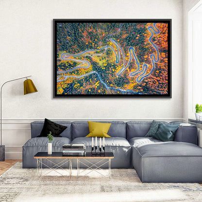Maloya Pass Aerial View Wall Art