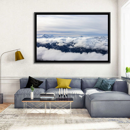 Snow-capped Whistler Peaks Wall Art