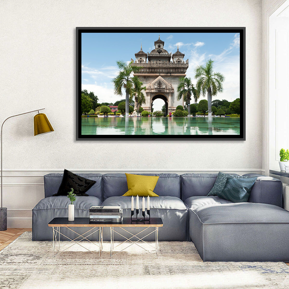Patuxai Victory Gate Vientiane Wall Art