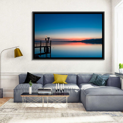 Lake Geneva Sunrise Pier Wall Art