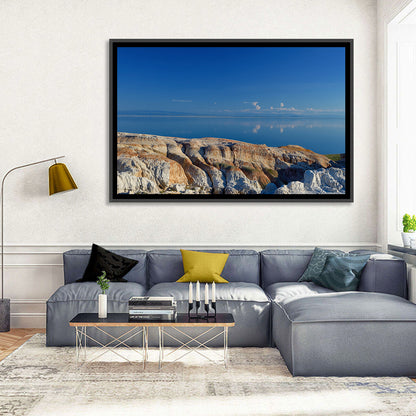 Shekelmes Tract Cliff Over Lake Wall Art