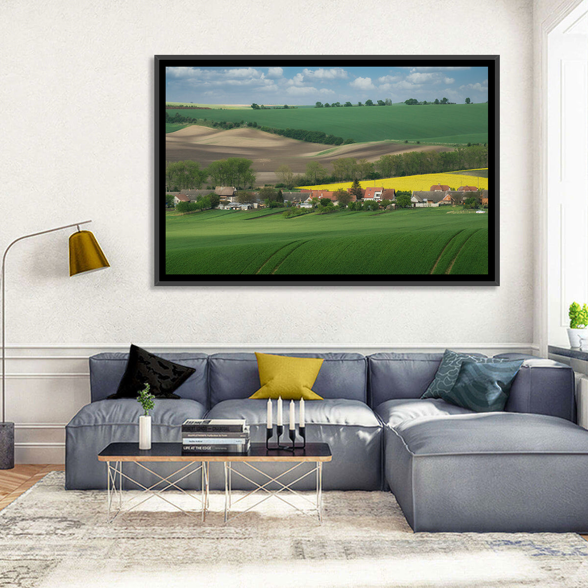 Gentle Moravian Hills Wall Art