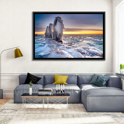 Netherlands Ice Sculpture Wall Art