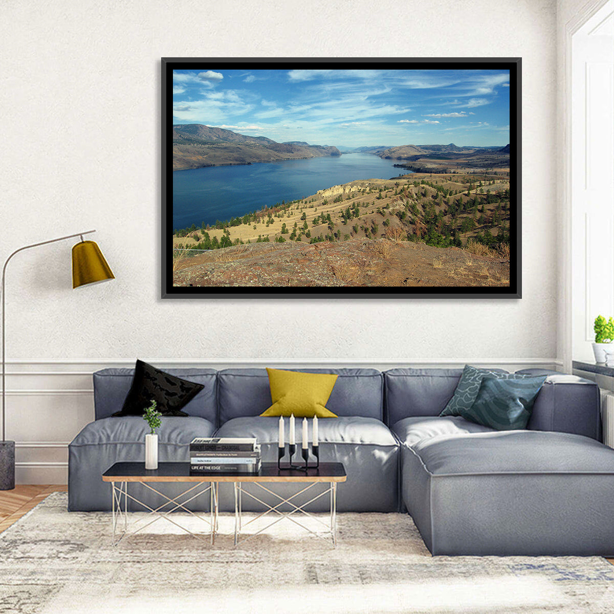 Kamloops Lake View Wall Art