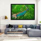 Meadows Lake Aerial Wall Art