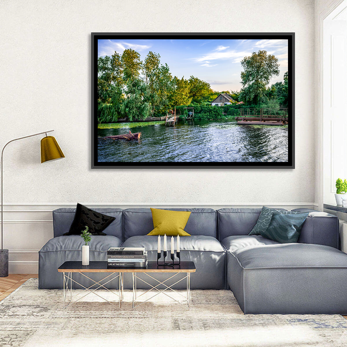 Konka River Golden Hour Wall Art