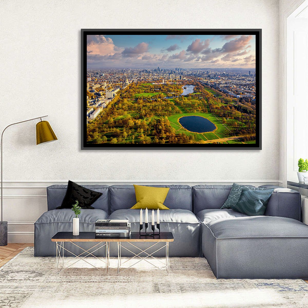 Hyde Park Aerial View Wall Art