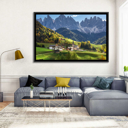 Santa Maddalena Autumn Village Wall Art