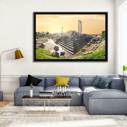 Temple of Apollo at Didyma at Golden Hour Wall Art