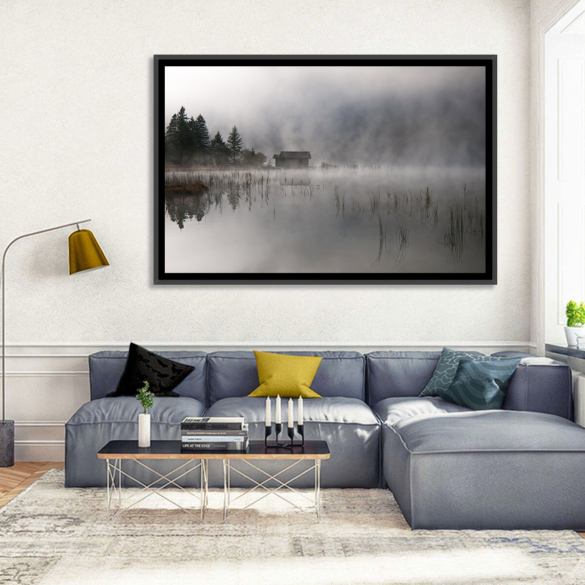 Ferchensee Morning Mist Wall Art