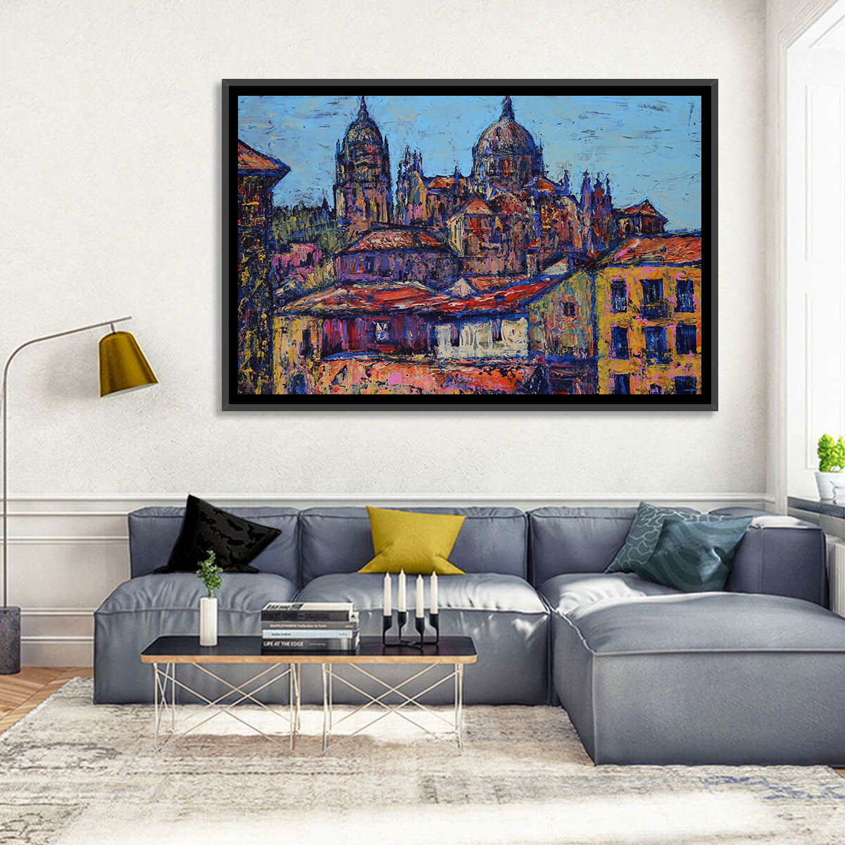 Salamanca Cathedral Rooftops Wall Art