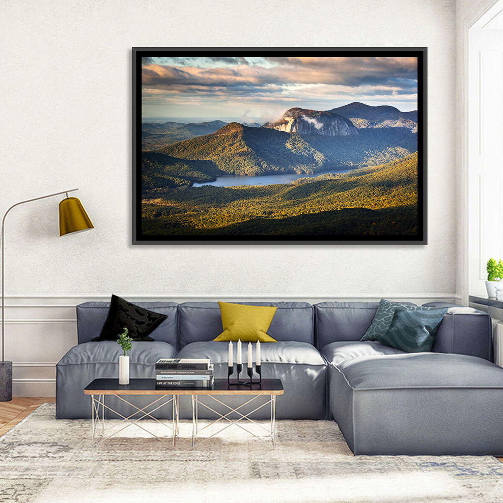 Table Rock Sunrise Over Looking Glass Rock Wall Art