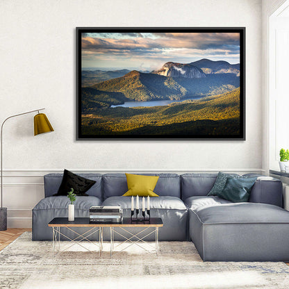 Table Rock Sunrise Over Looking Glass Rock Wall Art