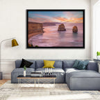 Twelve Apostles Sunset Sea Stacks Wall Art