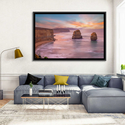 Twelve Apostles Sunset Sea Stacks Wall Art