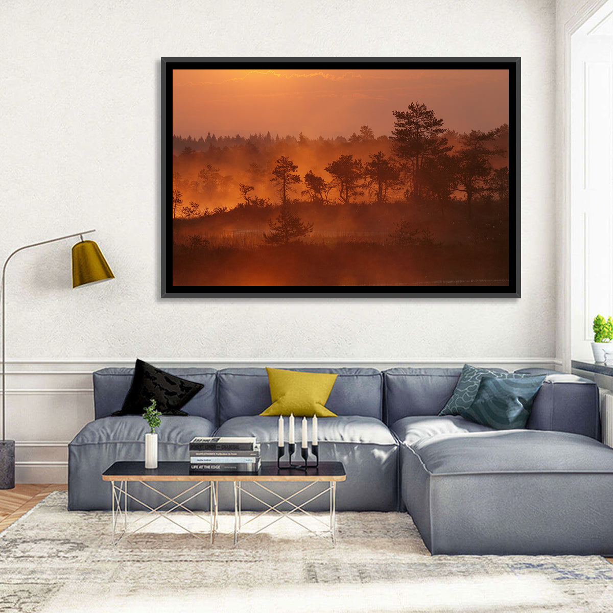 Kakerdaja Bog at Sunrise Wall Art