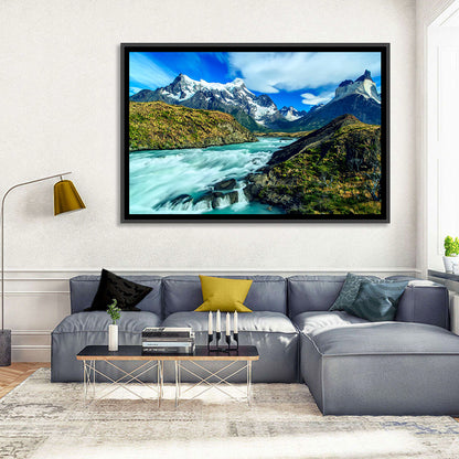 Torres Del Paine Glacier Stream Wall Art