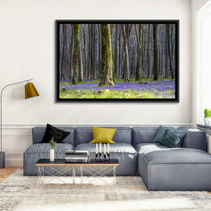 Bluebell Beechwood Grove Wall Art