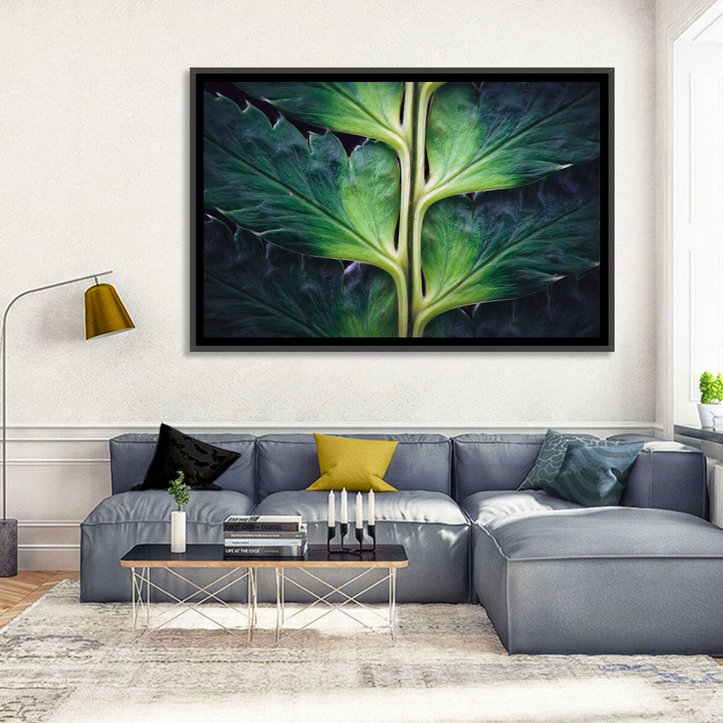 Fern Stem Macro Study Wall Art