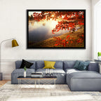 Autumn Pond Sunrise Connecticut Wall Art