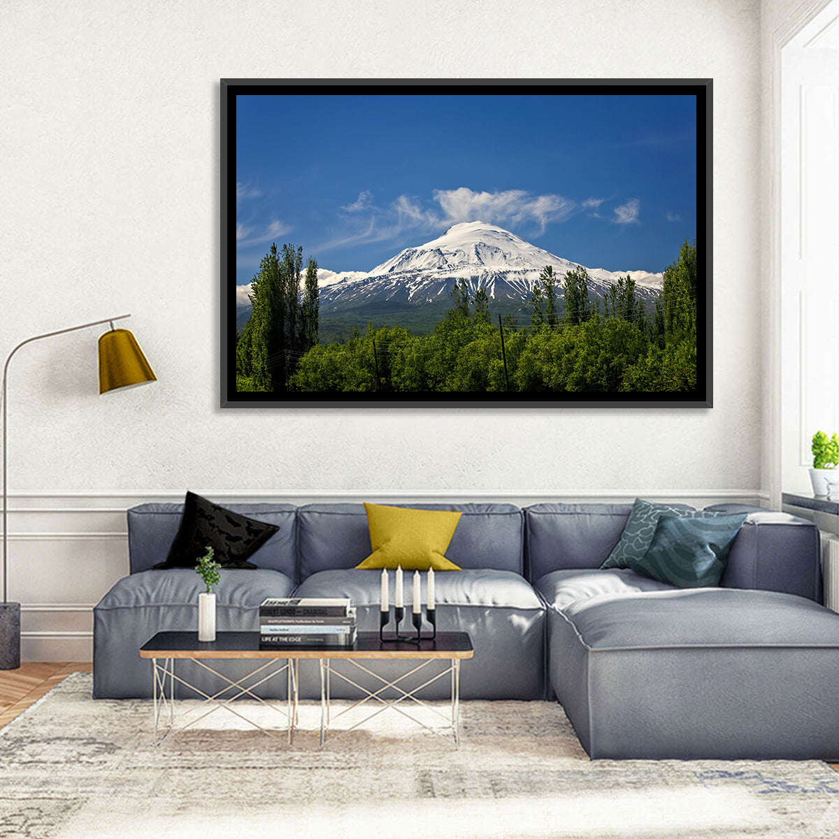 Mount Ararat Wall Art in a room, landscape