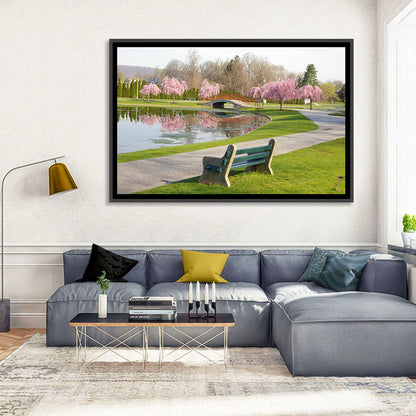 Harrisburg Park Cherry Blossoms Wall Art