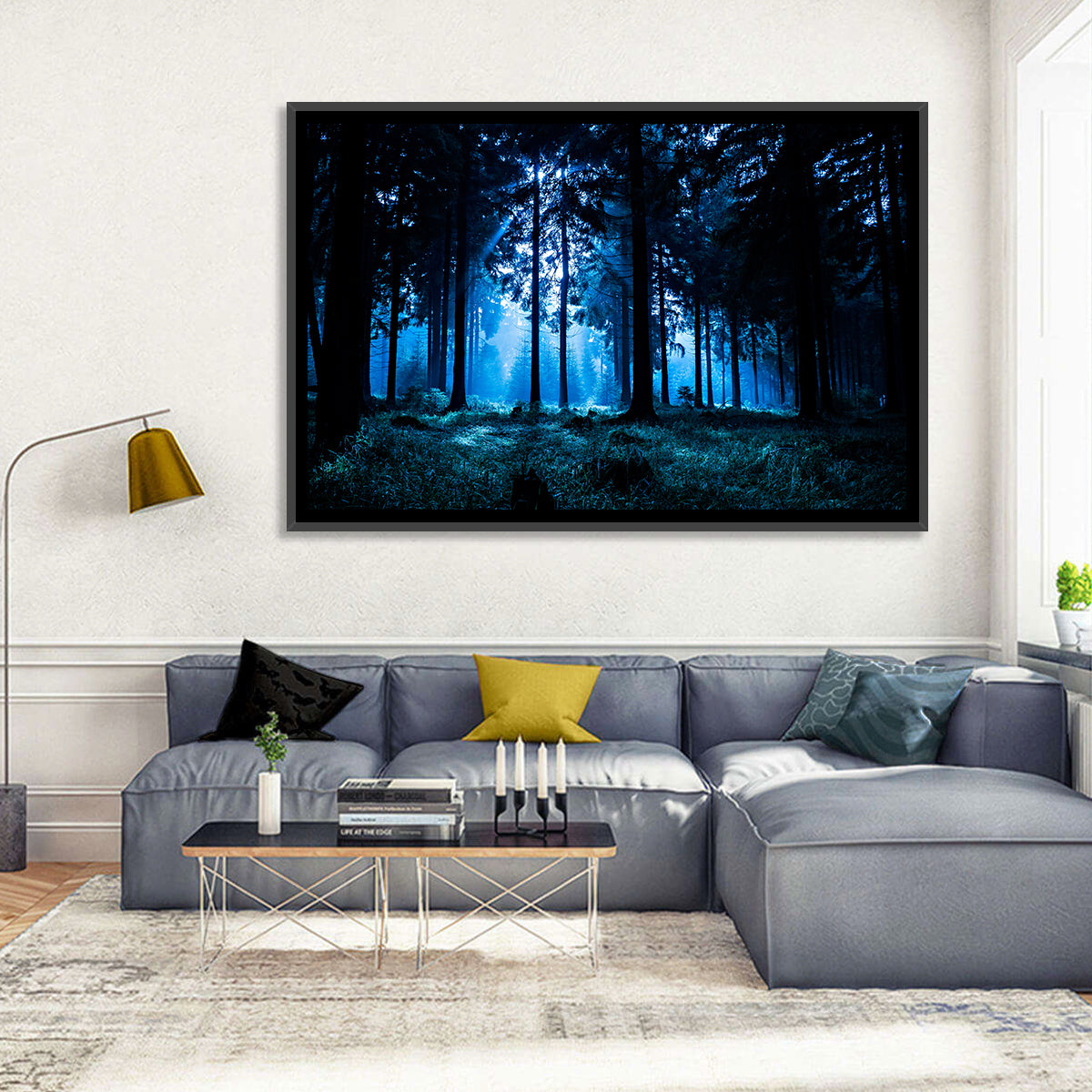 Thuringia Forest at Dusk Wall Art