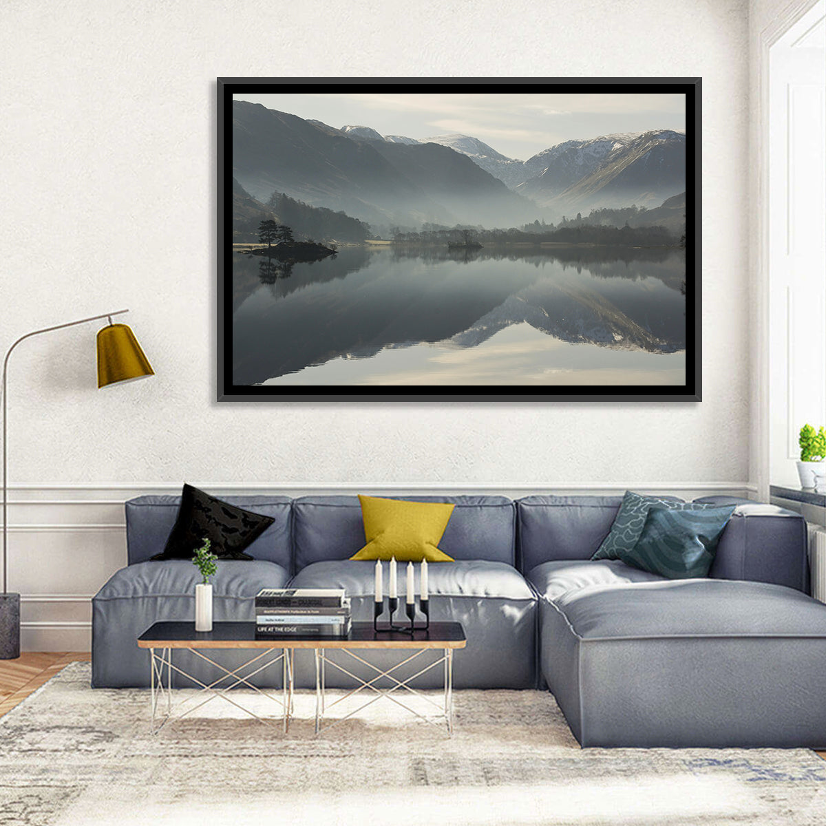 Lake Ullswater Morning Mist Wall Art