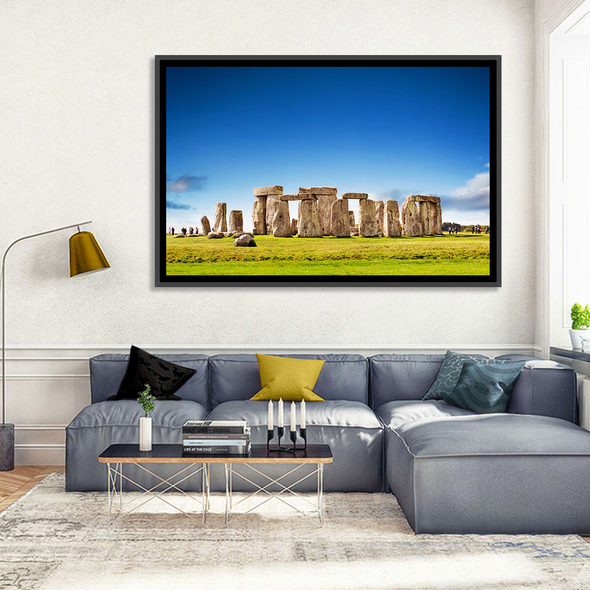 Stonehenge Under Blue Sky Wall Art