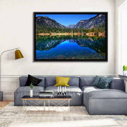 Gold Lake Reflection Wall Art
