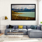 Lake Pukaki Autumn Shoreline Wall Art