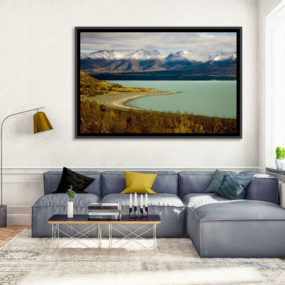 Lake Pukaki Autumn Shoreline Wall Art