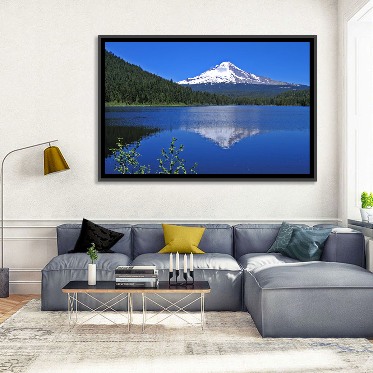 Mount Hood at Trillium Lake Wall Art
