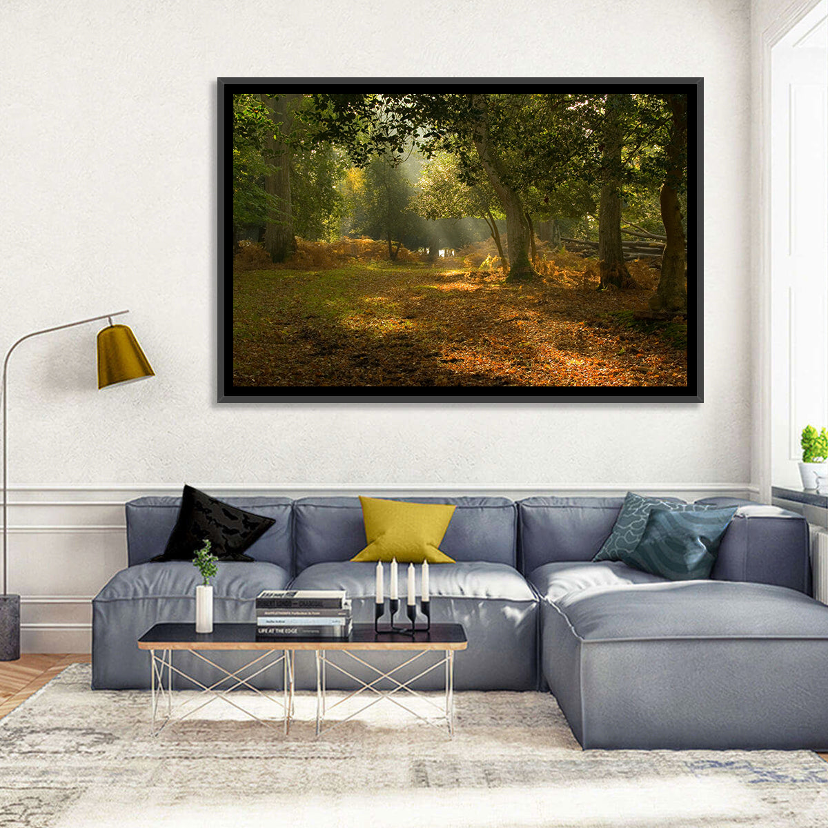 Autumn Forest Path, Hampshire Wall Art