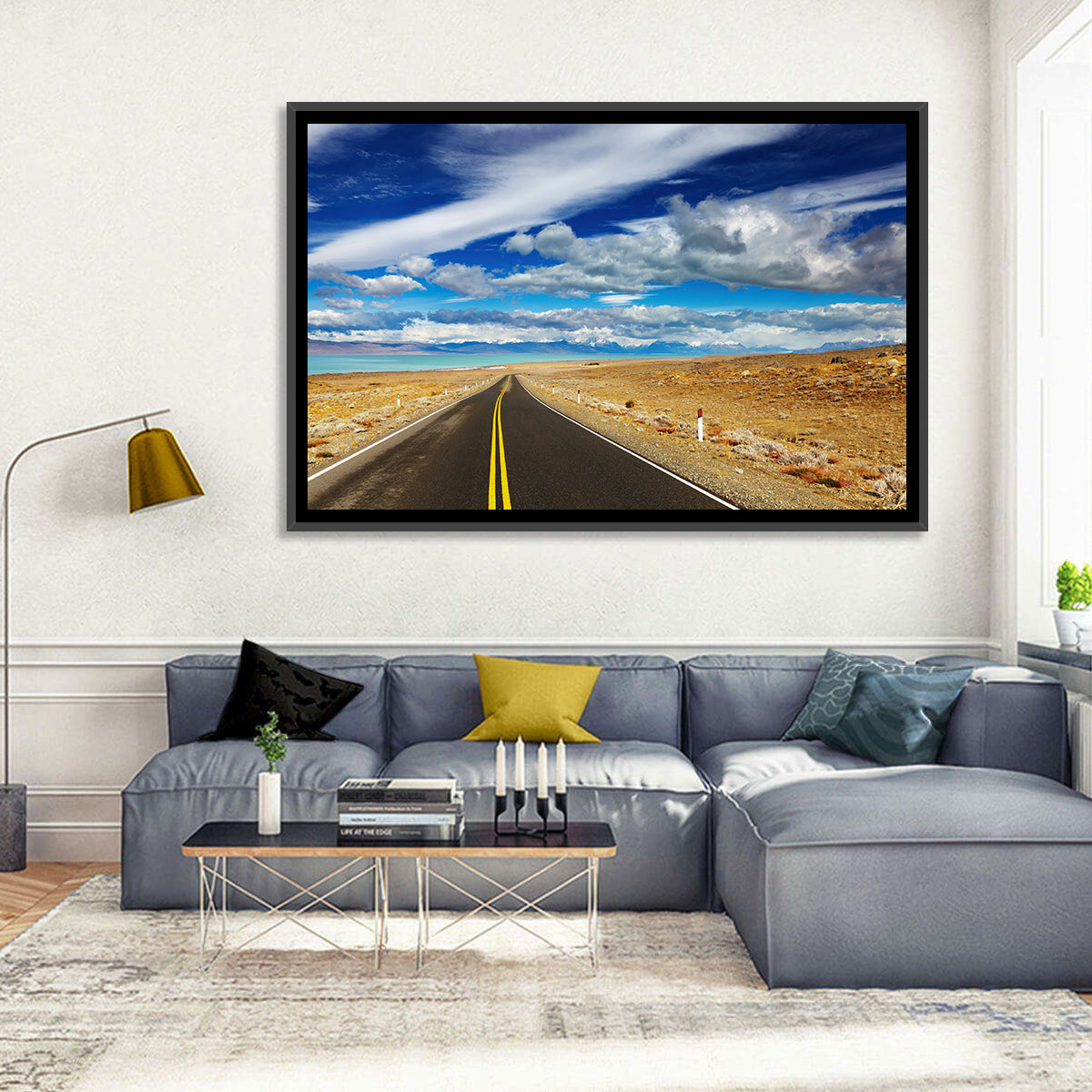 Road to Viedma Lake, Patagonia Wall Art in a room, landscape