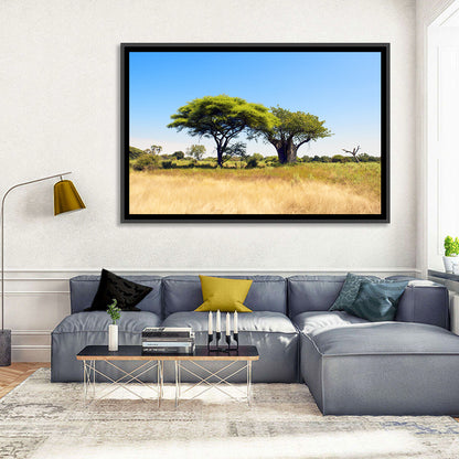 Acacia and Baobab Trees Wall Art