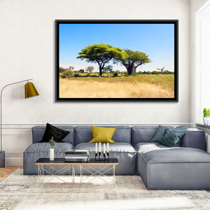 Acacia And Baobab Tree Wall Art