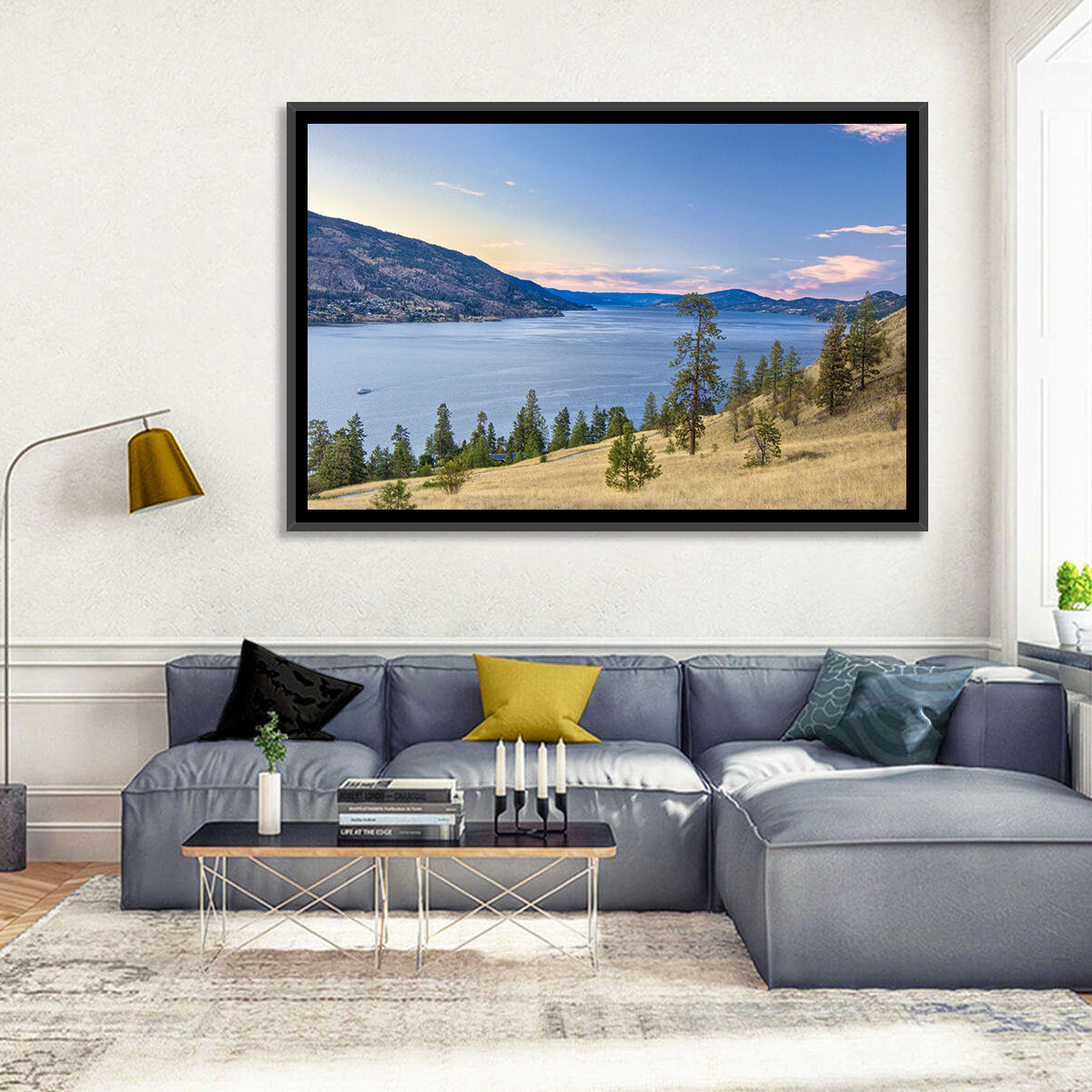 Blue Lake Okanagan Wall Art