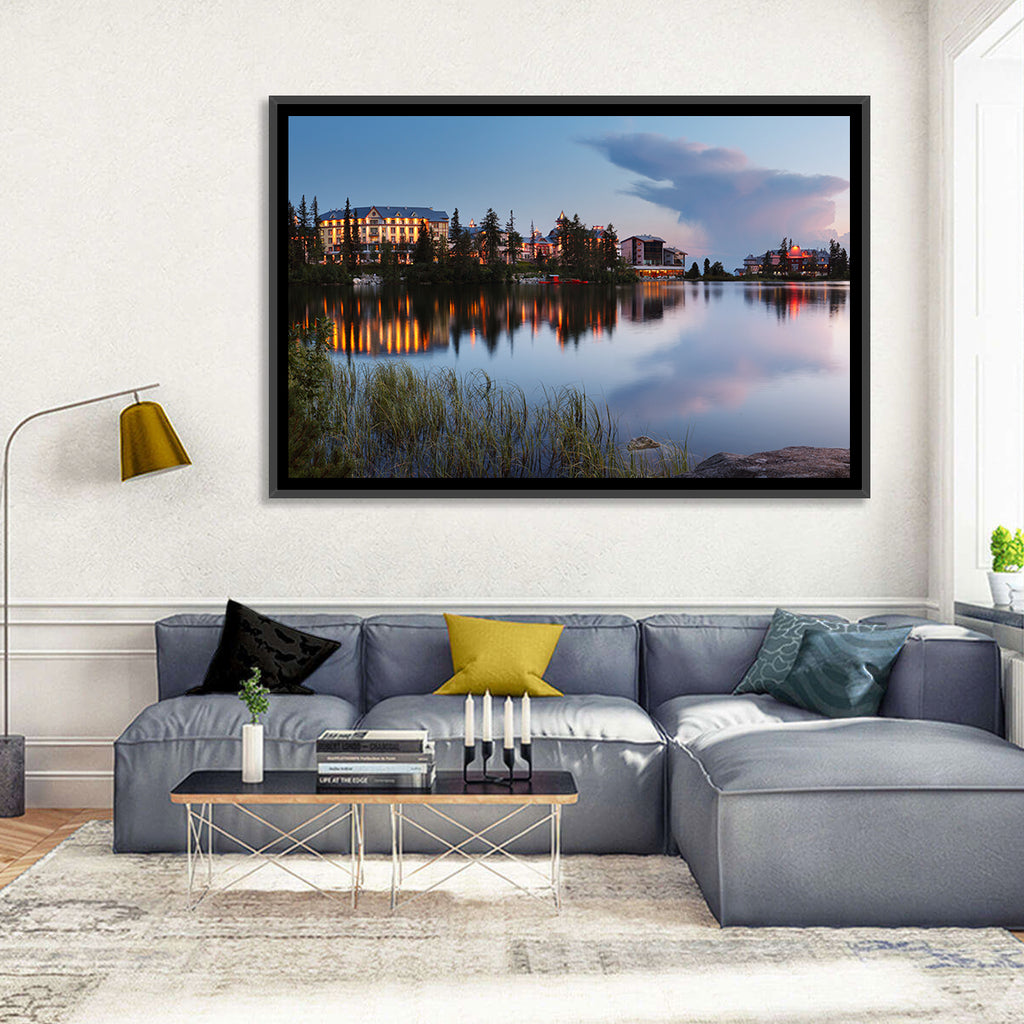Štrbské Pleso at Dusk Wall Art