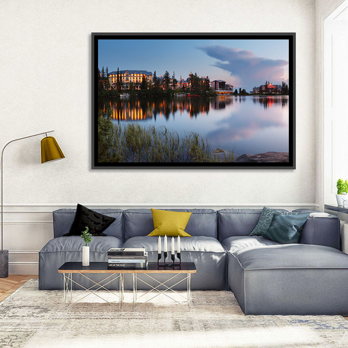Štrbské Pleso at Dusk Wall Art